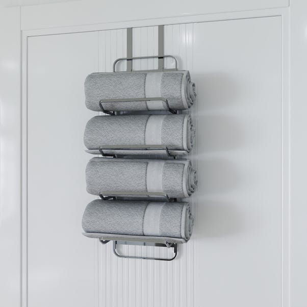 dunelm.com | Rust-Free Over Door Towel Rack