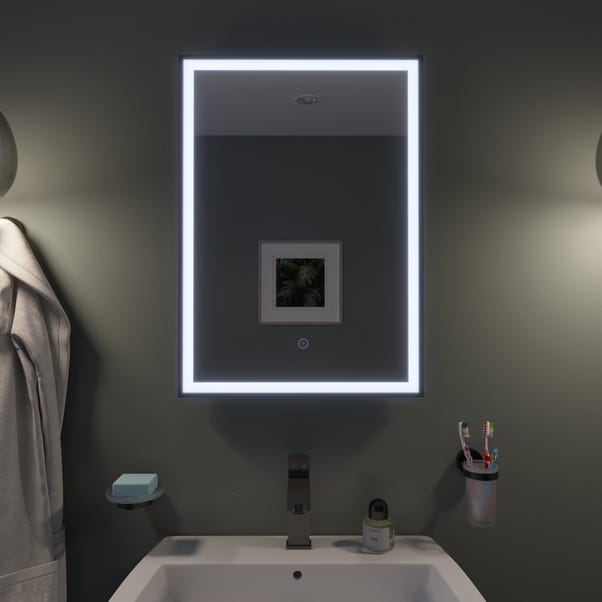 Burley Rectangle LED Wall Mirror image 1 of 5