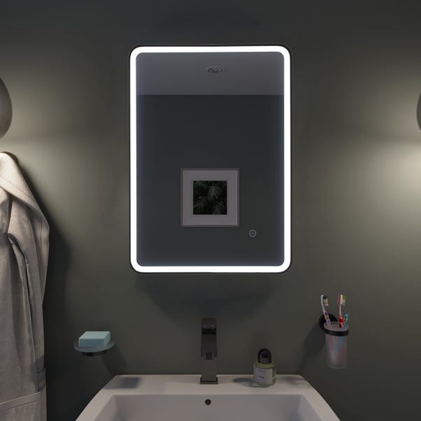 Henderson Rectangle LED Wall Mirror image 1 of 4