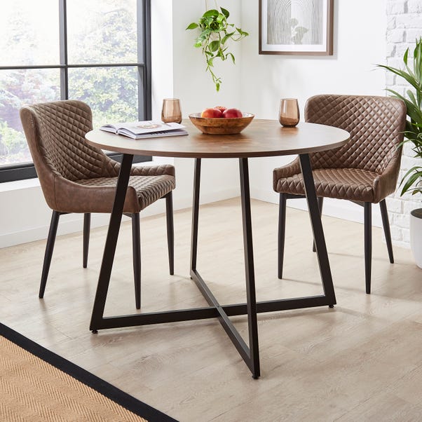 Brayden 4 Seater Round Dining Table image 1 of 5