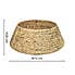 Water Hyacinth Foldable Round Tree Skirt 72cm  Natural