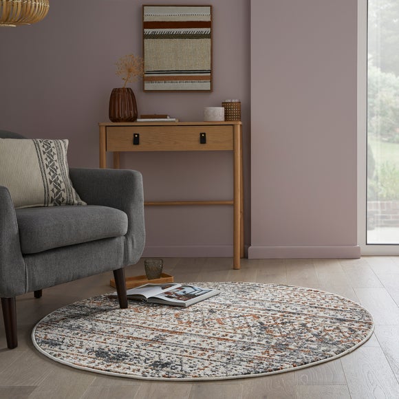 Dunelm round online rugs