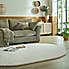 Faux Fur Supersoft Lush Oval Rug Ivory undefined