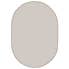 Faux Fur Supersoft Lush Oval Rug Ivory undefined