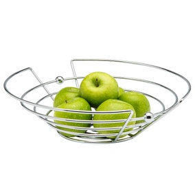 Chrome Fruit Bowl