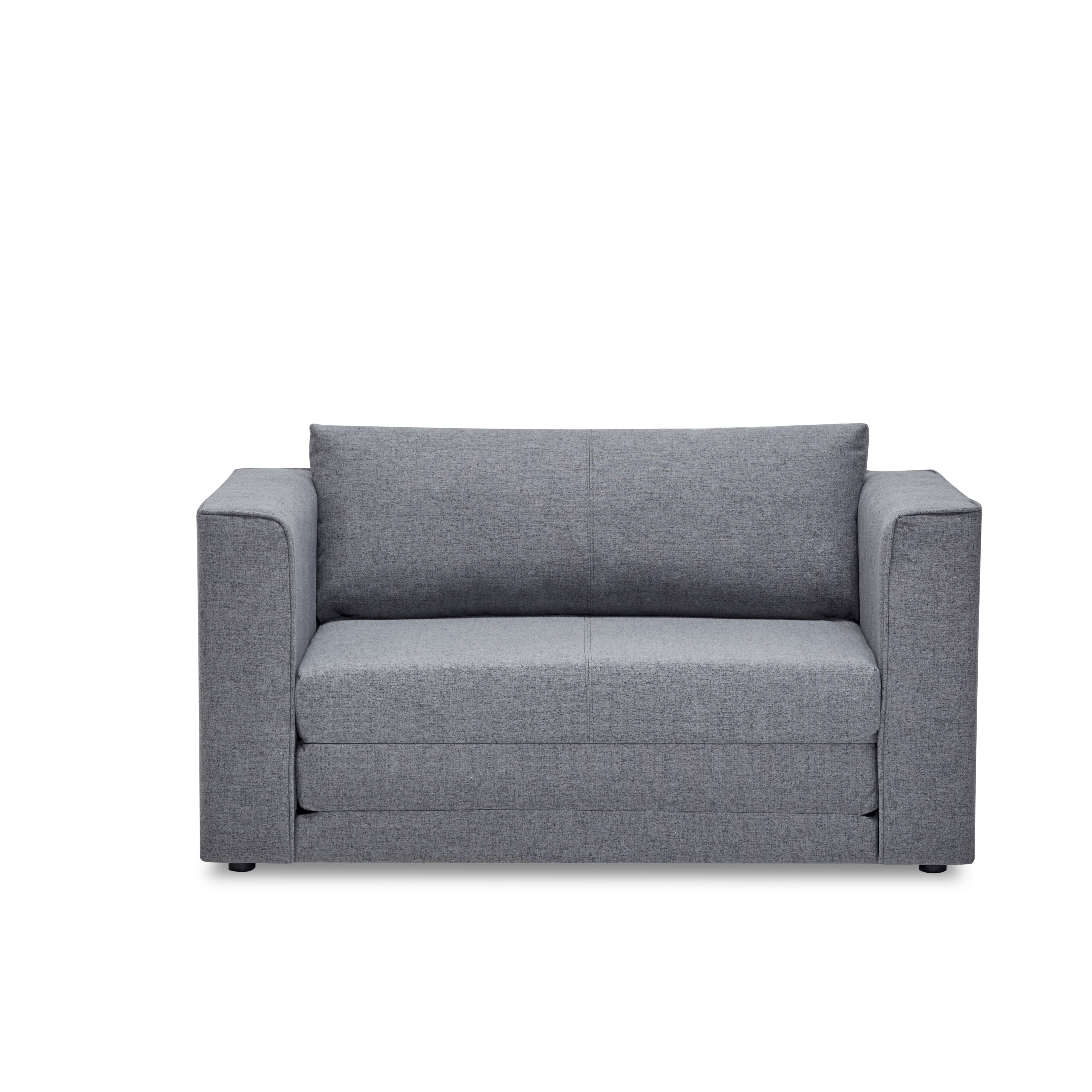Luna Fabric Sofa Bed Grey | Dunelm