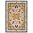 Dahlia Traditional Wool Rug Yellow undefined