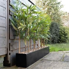Artificial Outdoor Bamboo Trees in Black Plant Screen