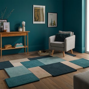 Collage Modern Cut-out Wool Rug