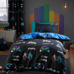 Catherine Lansfield Game Over Duvet Cover And Pillowcase Set