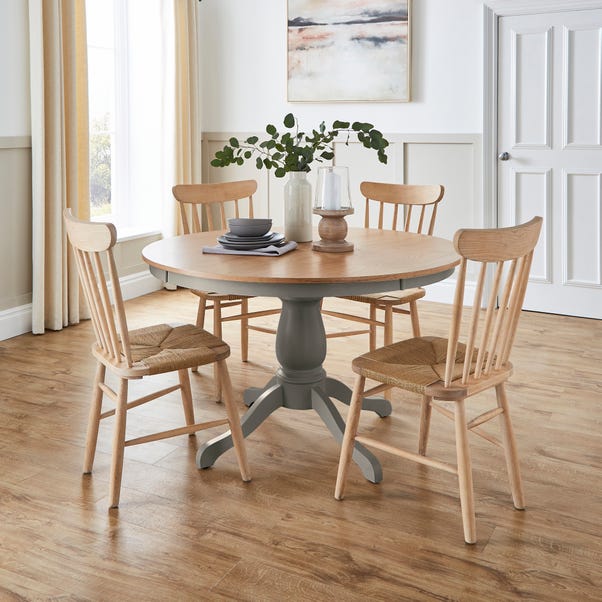 Madeline Round Dining Table Steeple Grey
