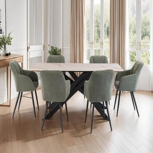 Camilla 6 Seater Dining Table- Sintered Stone