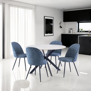 Talia 4 Seater Round 4 Seater Dining Table- Sintered Stone