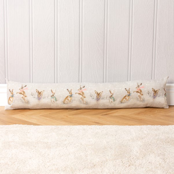 Evans Lichfield Snowy Hares Draught Excluder image 1 of 2