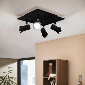 Eglo Tamara Led 4 Light Bathroom Semi Flush Spotlight