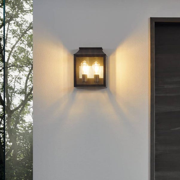 EGLO Soncino 2 Light Industrial Outdoor Wall Light image 1 of 5