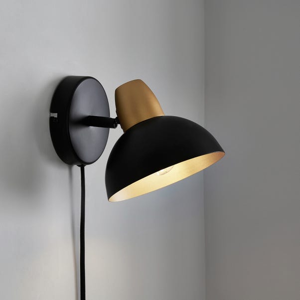 Haus Easy Fit Plug In Wall Light image 1 of 6