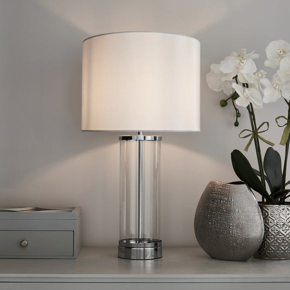 Grey store lamps dunelm