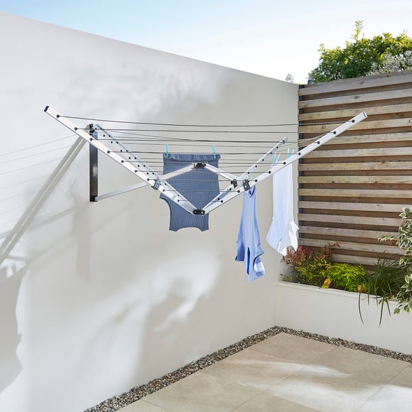 Folding wall mounted online washing line