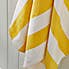 Cabana Stripe Printed Beach Towel Lemon
