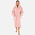 Sienna Coral Extra Long Fit Adult Fleece Oversized Blanket Hoodie Blush