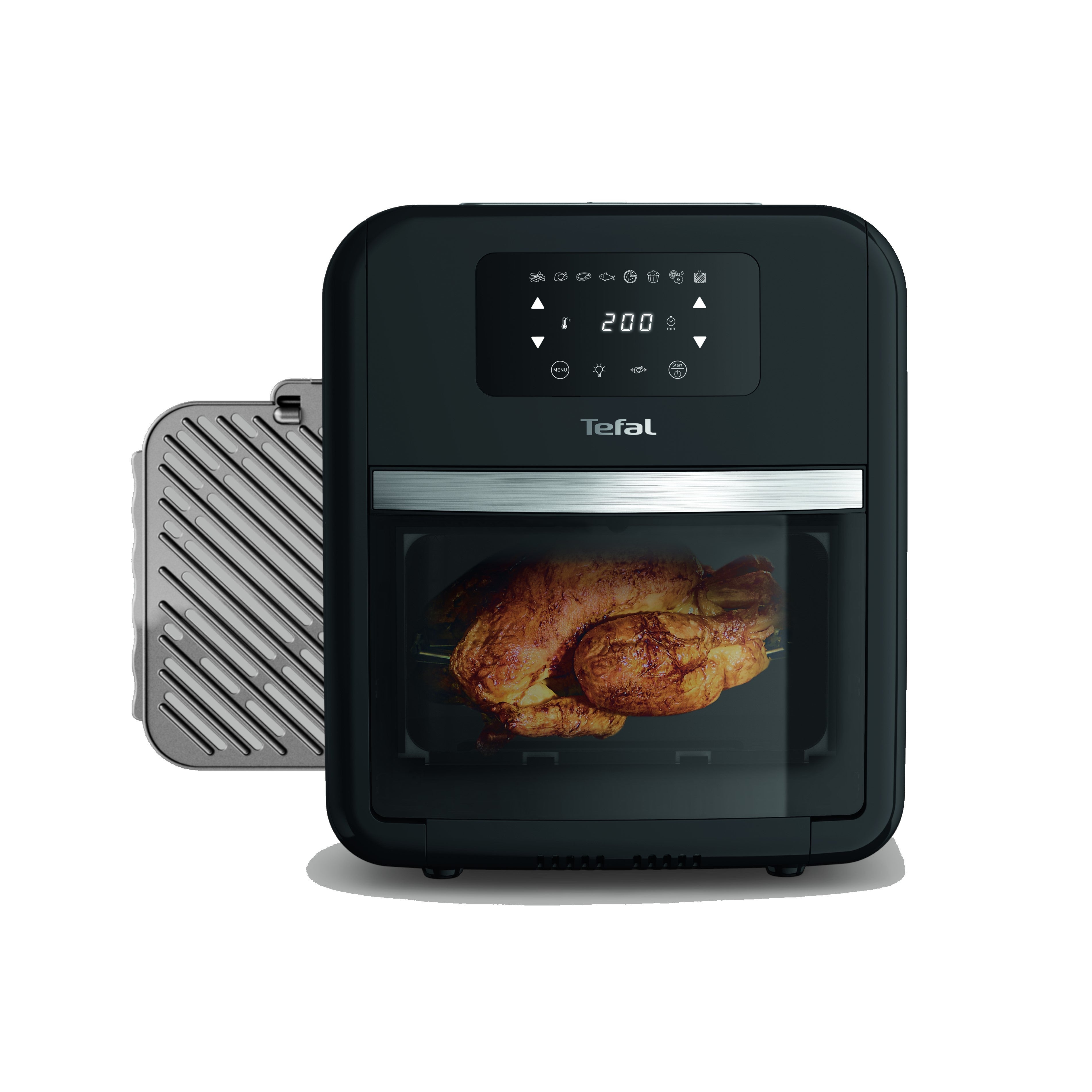 Tefal Easy Fry 9in1 Air Fryer Oven Grill Rotisserie 11l Black