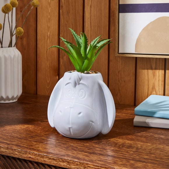 Artificial Plant Succulent In Disney Eeyore Plant Pot