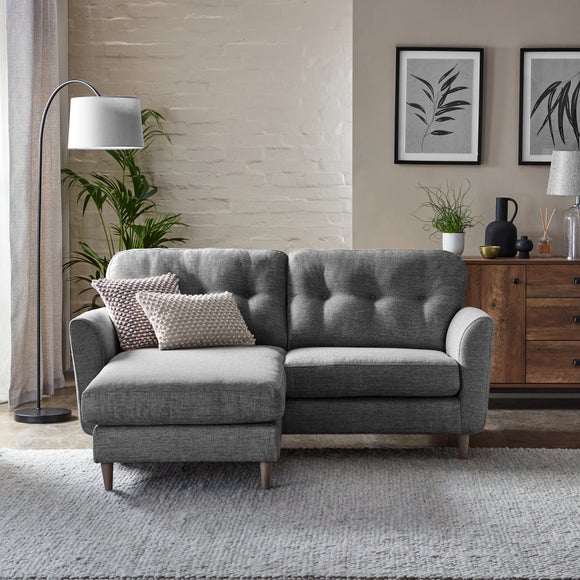 Click to view product details and reviews for Sven Tonal Weave Reversible Corner Chaise Sofa.
