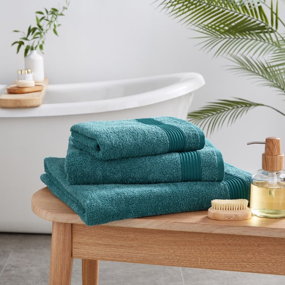 Dark green best sale towels dunelm