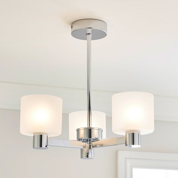 Smithson 3 light chrome 2024 ceiling fitting