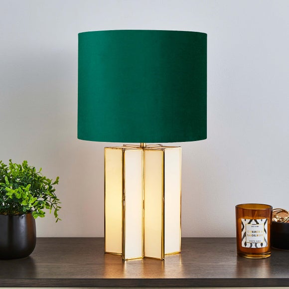 Emerald green clearance table lamp