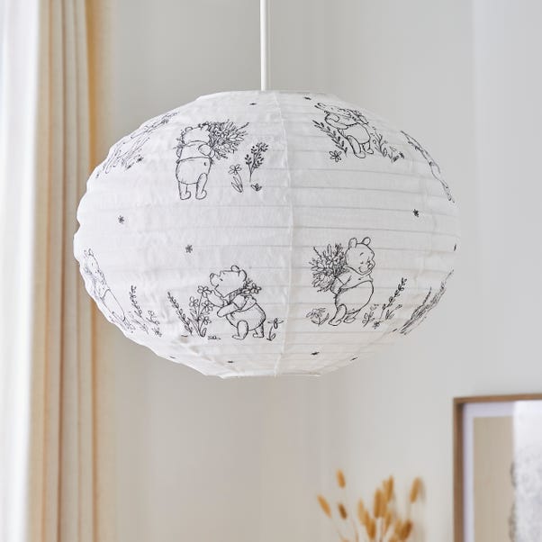 Disney Winnie the Pooh Fabric Shade Ivory | Dunelm