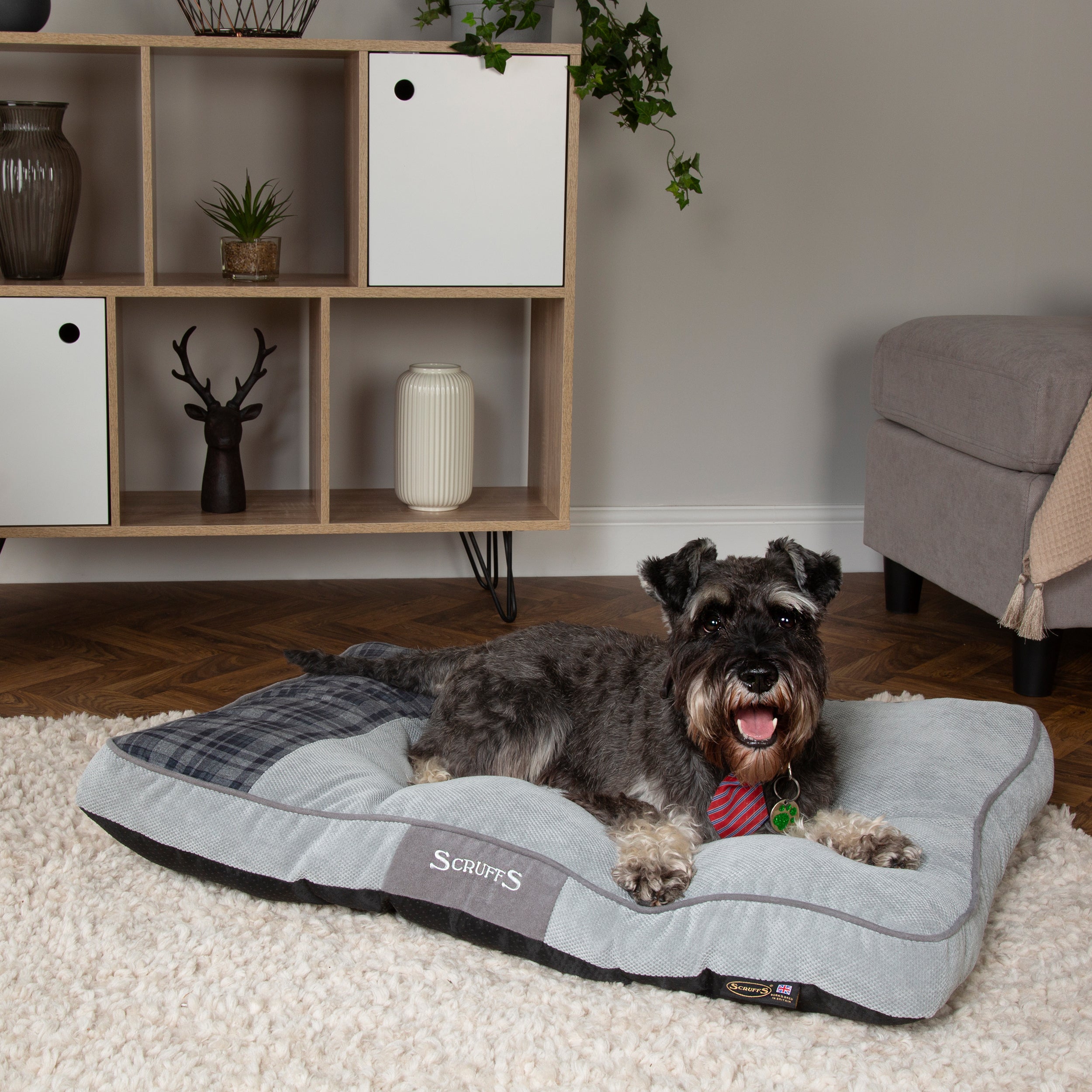 Scruffs Highland Mattress Pet Bed Grey