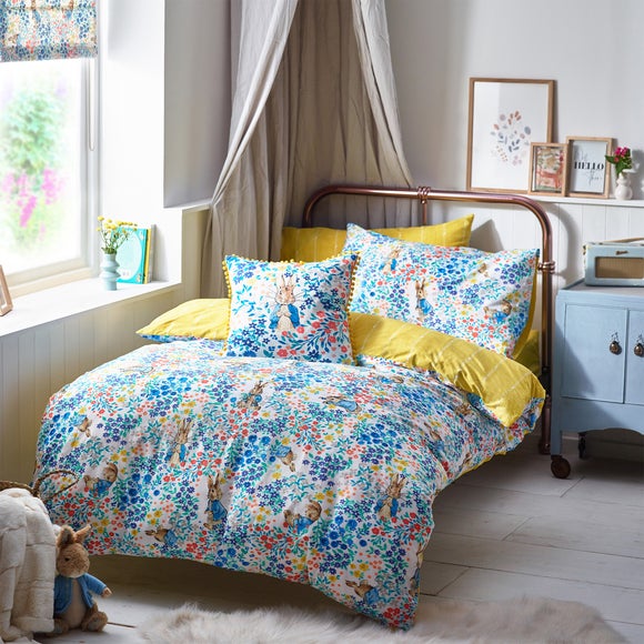 Peter Rabbit Florelli Multi Floral Duvet Cover And Pillowcase Set