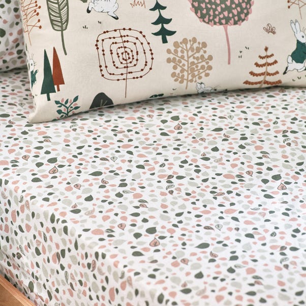 Peter Rabbit™ Scandi Woods Natural Fitted Sheet image 1 of 1