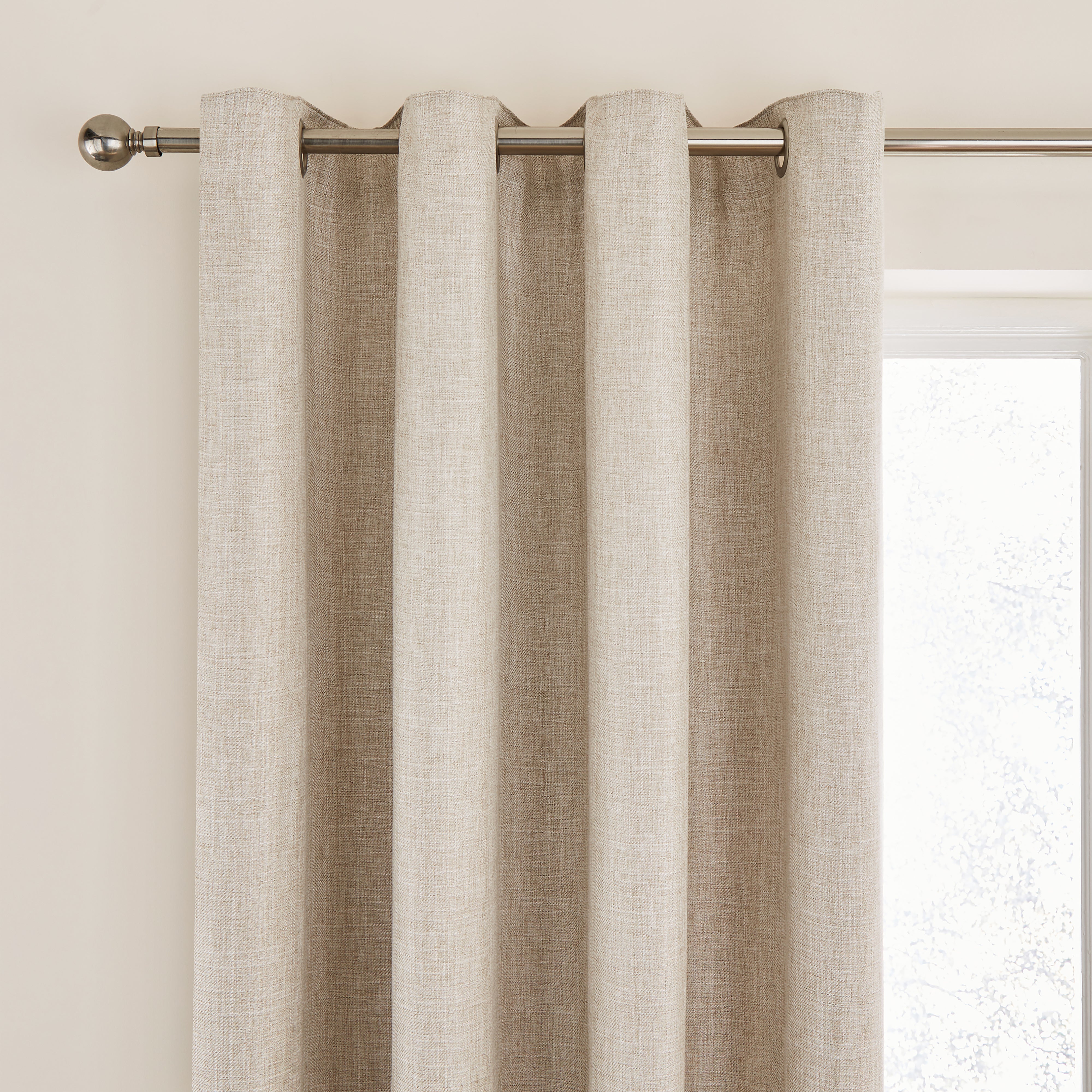 Gracie Natural Eyelet Curtains