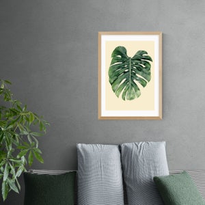 East End Prints Monstera Leaf Print
