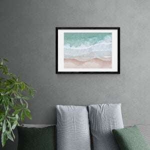 East End Prints Aerial Ocean Print