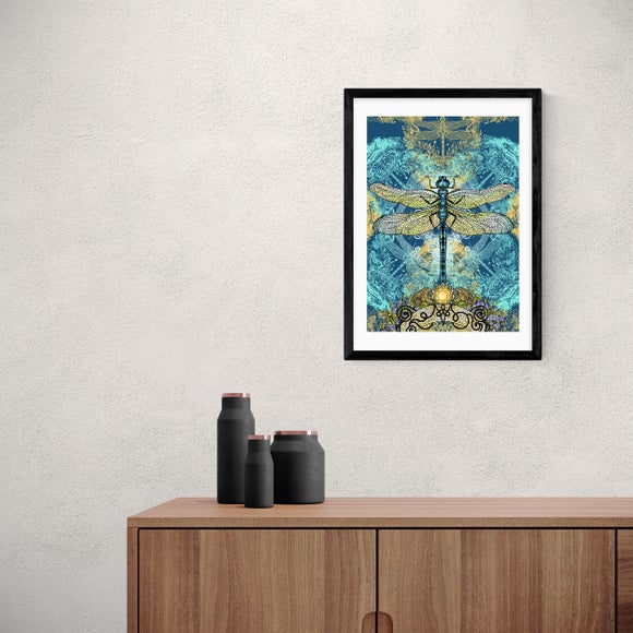 East End Prints Spirited Dragonfly Print