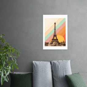 East End Prints Paris Rainbow Print