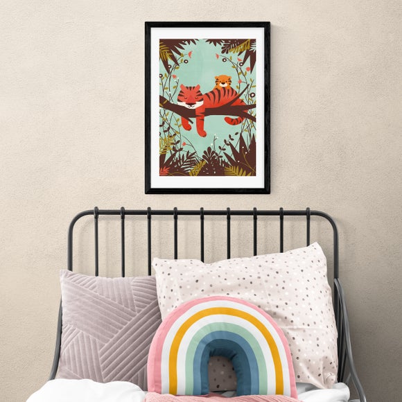 East End Prints Sleeping Tiger Print