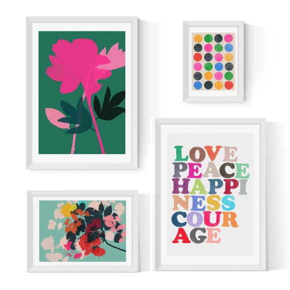 Photo 2 of Set Of 4 East End Prints Happiness Prints