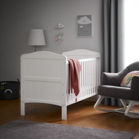 Obaby Whitby Cot Bed, White Pine