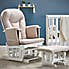 Obaby Reclining Glider Chair and Stool Sand