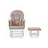 Obaby Reclining Glider Chair and Stool Sand
