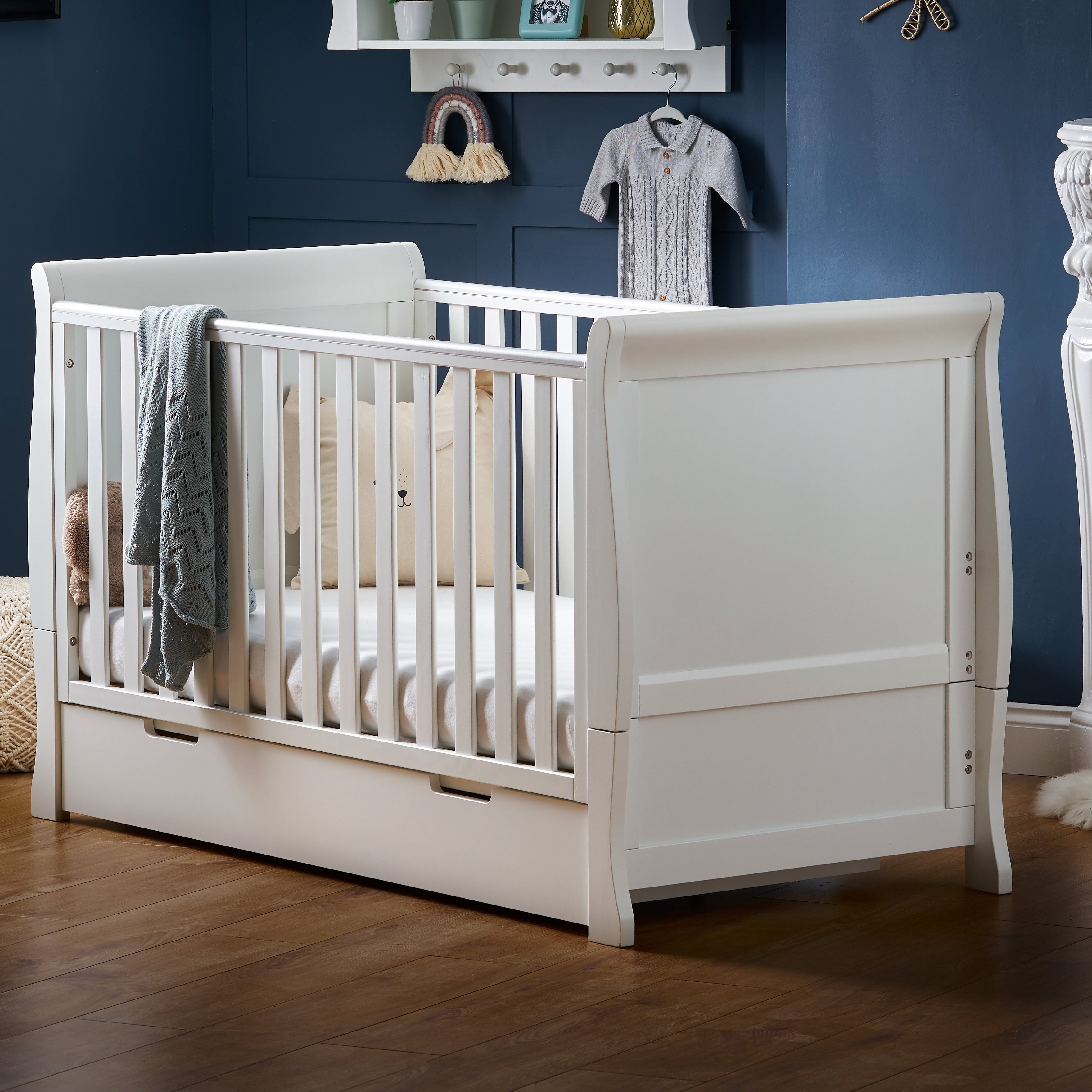 Photos - Cot Obaby Stamford Classic  Bed White 