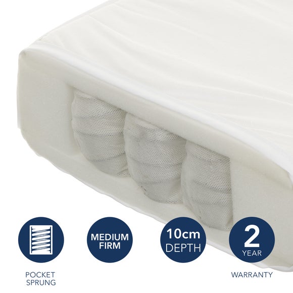 Obaby Pocket Sprung Mattress Dunelm