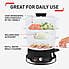 Tefal UltraCompact 3 Tier Steamer, 9L Black