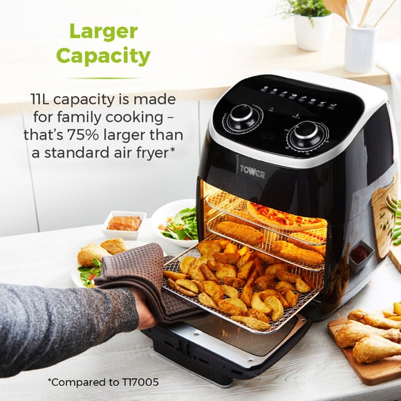 Tower 11L Vortx Manual Air Fryer Oven | Dunelm