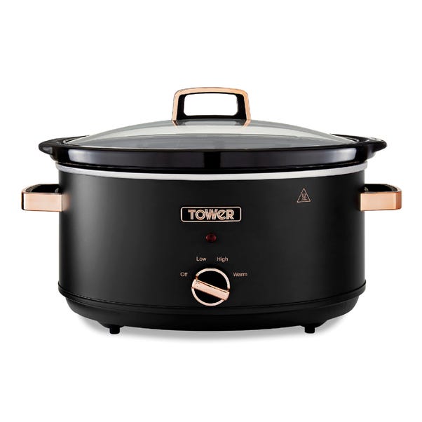 Tower 6.5L Black Cavaletto Slow Cooker image 1 of 5